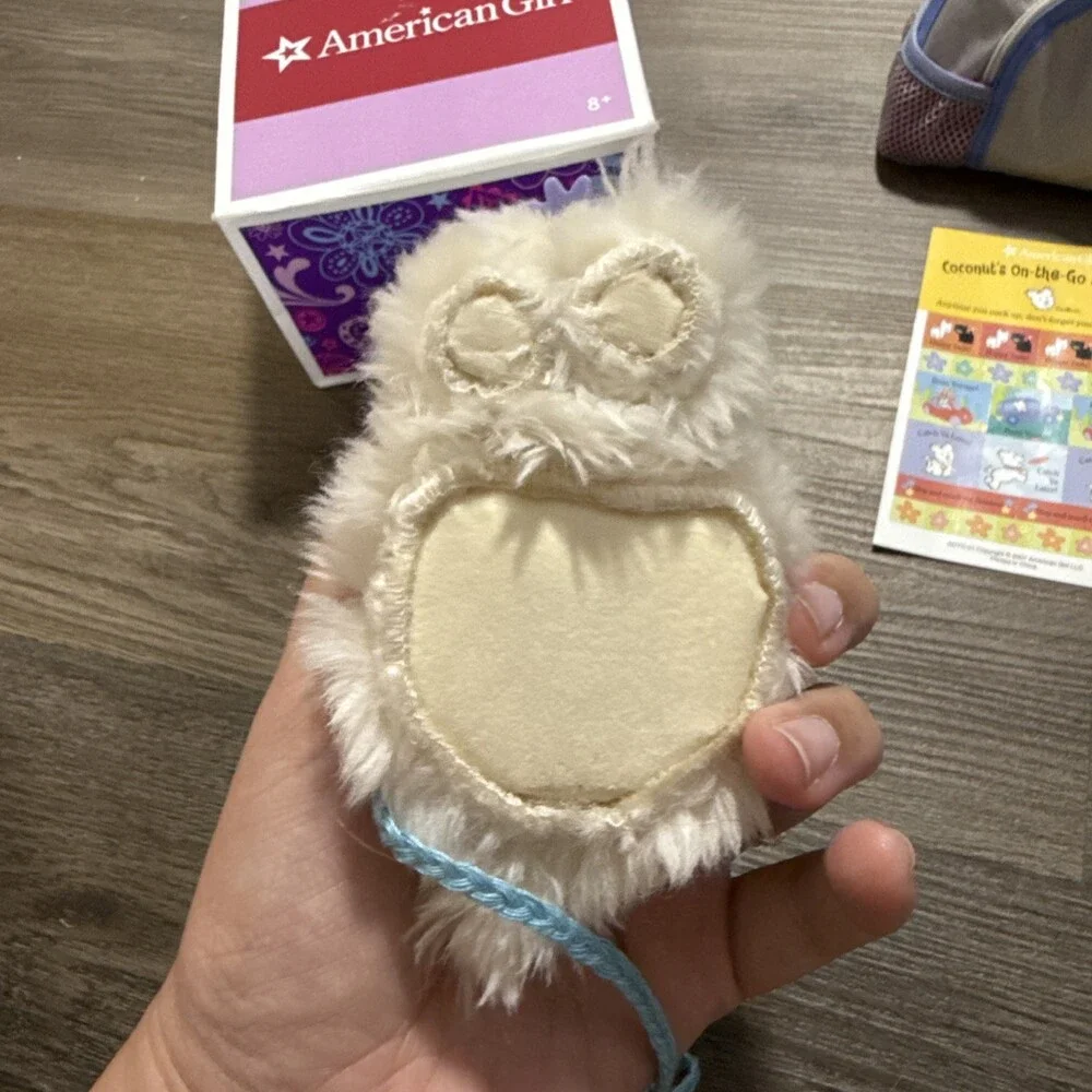 American Girl Coconut Dog NIB With Carrier & Accessories